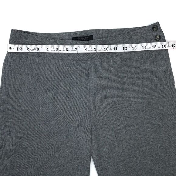 The Limited Gray Mid-Rise Wide Leg Business Office Dress Pants Sz 8 - Picture 6 of 13
